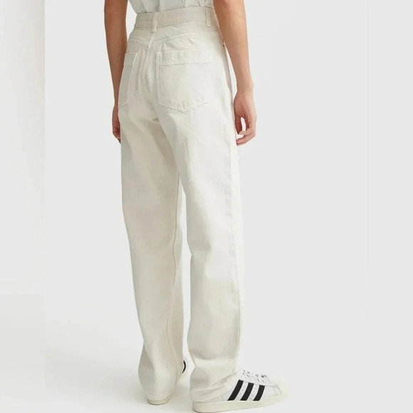 Wood Wood Ilo Straight Leg Classic Denim Women's Jeans Size 31W 32L Off White. - Picture 4 of 16